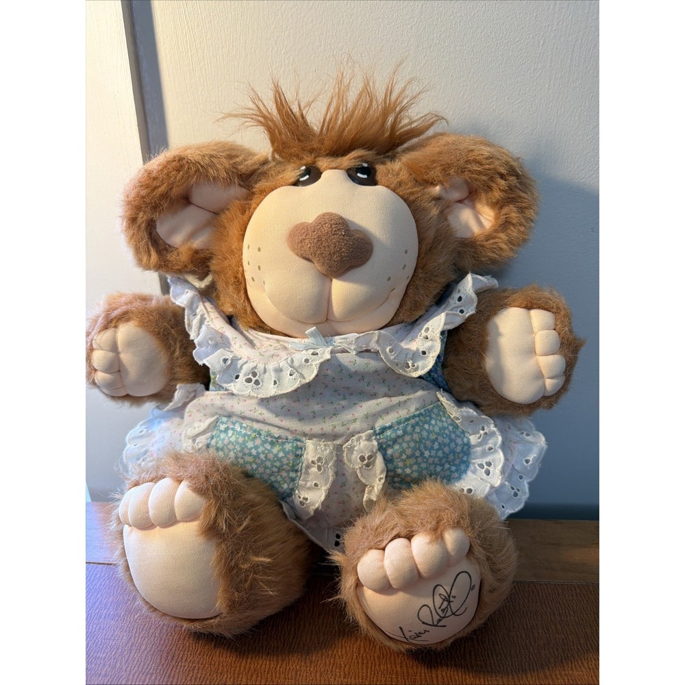 Furskins‎ Plush Teddy Bear Xavier Roberts Vintage 1985 Cabbage Patch Inc.